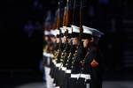 Fra Norsk Militær Tattoo 2024 i Oslo Spektrum.
U.S. Marine Corps Silent Drill Platoon