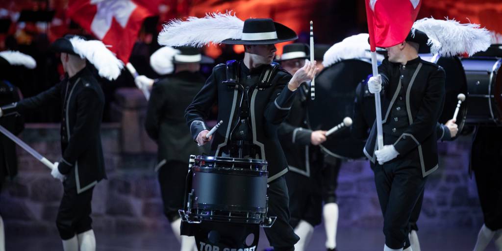 Norsk militær tattoo i Oslo spektrum