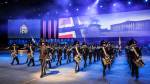 Gardister fra Hans Majestet Kongens Gardes 3. Gardekompani deltar på Norsk Militær Tattoo

//

Guardsmen from HMKGs 3rd Guard Company participating in the Norwegian Military tattoo