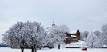 Akershus Festning i snø og vinterstemning / Akershus Fortress in snow and wintermood