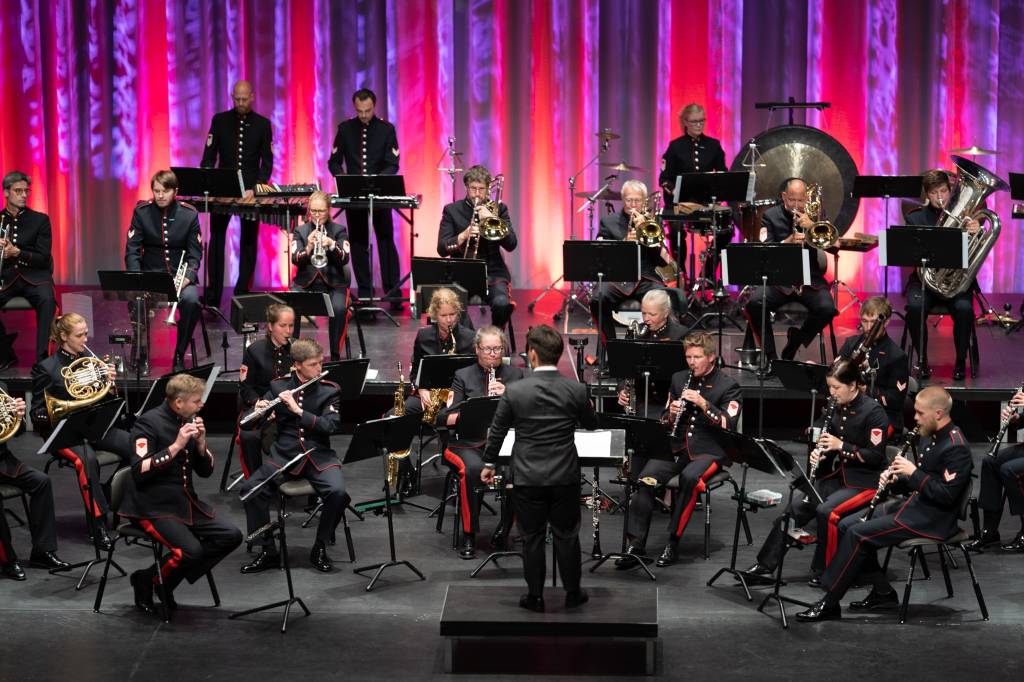 Hærens musikkorps i Harstad kulturhus, høsten 2020