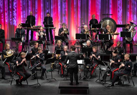 Hærens musikkorps i Harstad kulturhus, høsten 2020