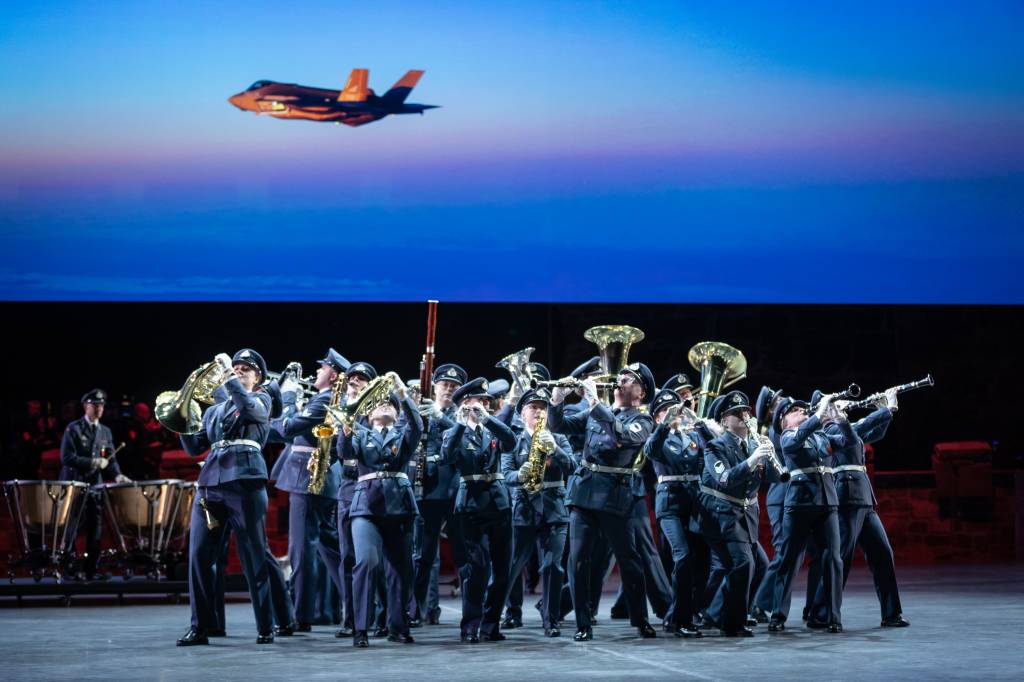 Norsk militær tattoo i Oslo spektrum